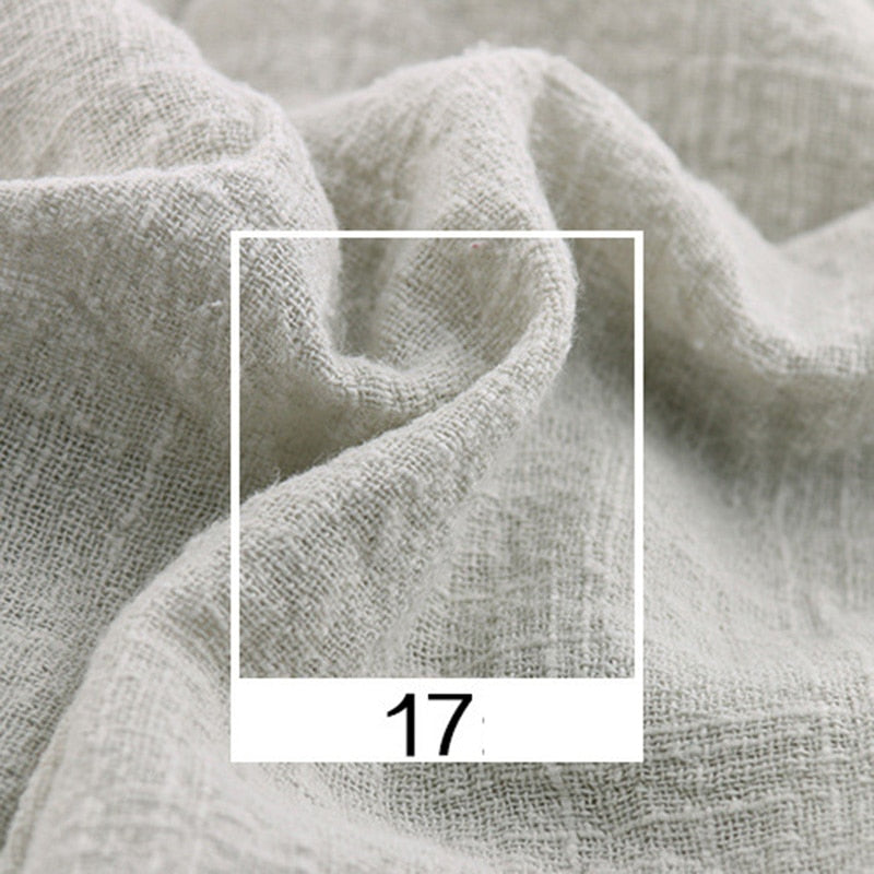 Soft Linen Cotton Fabric for Sewing and DIY Handmade Projects