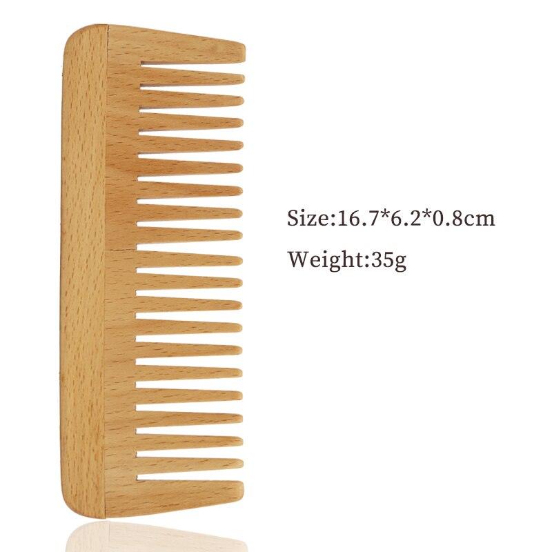 Bamboo Wood Wide Tooth Hair Comb - Earth Thanks - Bamboo Wood Wide Tooth Hair Comb - natural, vegan, eco-friendly, organic, sustainable, bamboo, biodegradable, natural, non-toxic, plastic-free, vegan, wood, wooden