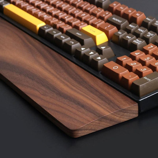 Wooden Keyboard Wrist Rest For Mechanical Keyboard - Earth Thanks - Wooden Keyboard Wrist Rest For Mechanical Keyboard - natural, vegan, eco-friendly, organic, sustainable, biodegradable, computer, computer accessories, computer holder, natural, non-toxic, office, office supplies, plastic-free, school & office, wood, wooden