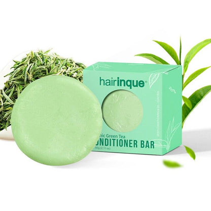 Organic Handmade Hair Conditioner Solid Soap Bar - 60g Deep Hydrating Repair for Dry, Damaged Hair