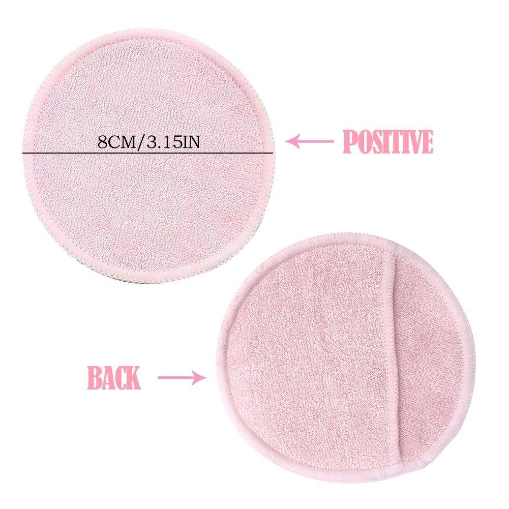 Reusable Natural Cotton Make-Up Pads - Set of 12