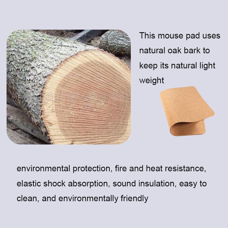 Large XXL Natural Cork Mouse Pad Office Anti-slip Waterproof Big PC Cushion Computer Mousepad Cover Desktop Keyboard Mat - Earth Thanks - Large XXL Natural Cork Mouse Pad Office Anti-slip Waterproof Big PC Cushion Computer Mousepad Cover Desktop Keyboard Mat - natural, vegan, eco-friendly, organic, sustainable, 