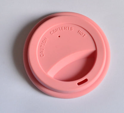 Bamboo Fiber Coffee Cup with Silicone Lid and Handle - 300ml Biodegradable Drink Cup, Eco-Friendly Coffee Cup with Band