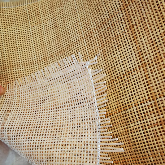 Natural Rattan Indonesian Checkered Cane Webbing