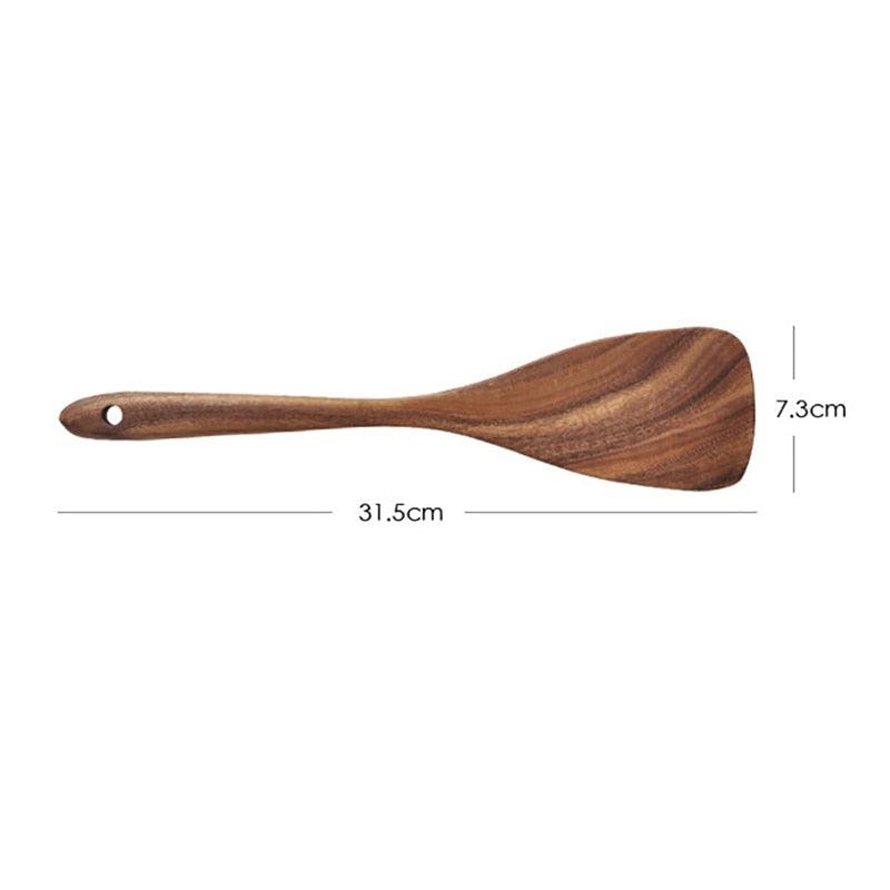 Wooden Non-stick Cooking Spoon - The Ultimate Sustainable and Durable Kitchen Utensil - Earth Thanks - Wooden Non-stick Cooking Spoon - The Ultimate Sustainable and Durable Kitchen Utensil - natural, vegan, eco-friendly, organic, sustainable, cooking spoon, environmentally-friendly, guilt-free, heat-resistant, Home & Kitchen, kitchen, kitchen ware, kitchenware, non-stick, organic, spoon, strong, sustainable, sustainably-sourced, versatile, wood, wooden, wooden spoon