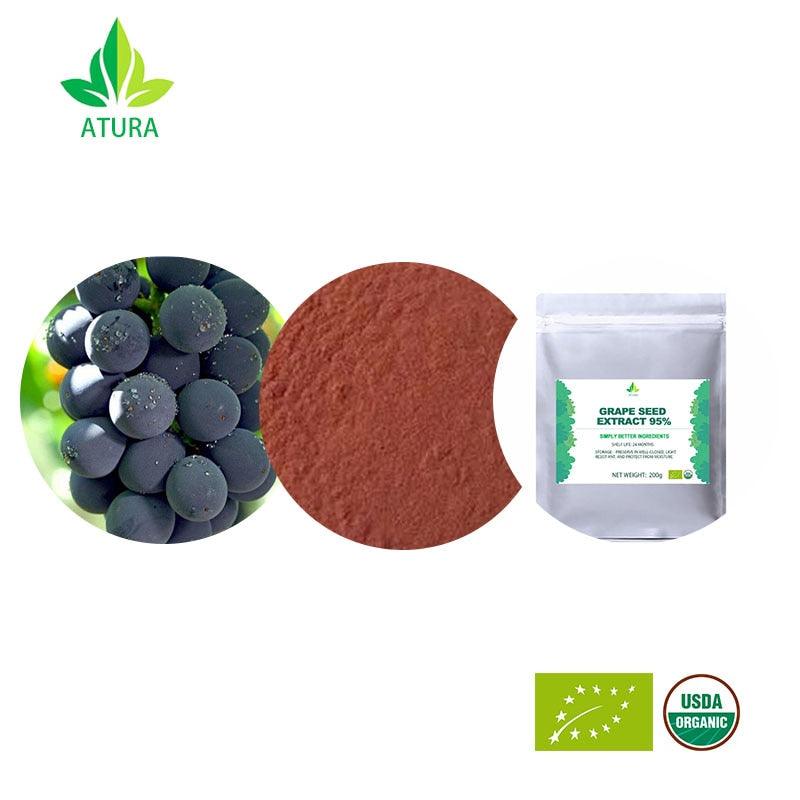 Pure Grape Seed Extract Powder - Earth Thanks - Pure Grape Seed Extract Powder - natural, vegan, eco-friendly, organic, sustainable, antioxidant, diy, do it yourself, food, free radical damage, grape seed extract powder, ingredient, ingredients, natural compounds, organic, remedies, super food, sustainable, sustainably-grown, wellness