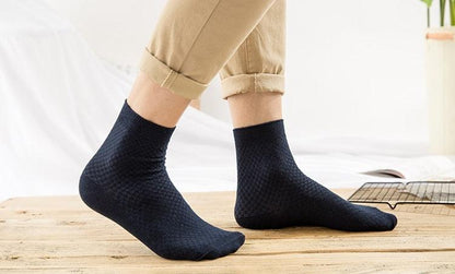 Eco-Friendly Bamboo Fiber Socks - Unisex, Comfortable & Durable - Set of 10