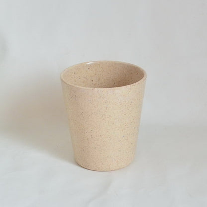 Bamboo Fiber Coffee Cup with Silicone Lid and Handle - 300ml Biodegradable Drink Cup, Eco-Friendly Coffee Cup with Band