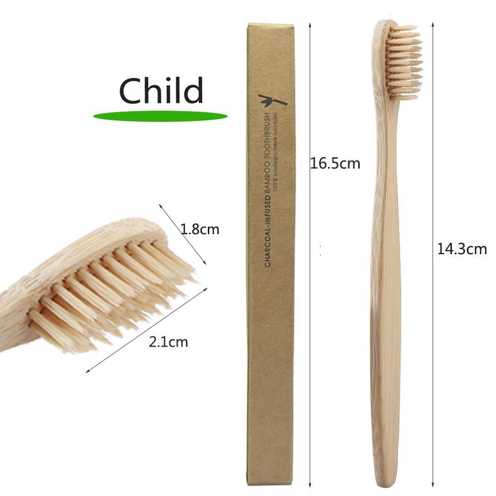 Children Bamboo Toothbrush Biodegradable Pack of 50 - Earth Thanks - Children Bamboo Toothbrush Biodegradable Pack of 50 - natural, vegan, eco-friendly, organic, sustainable, brush, color, paintbrush, tableware, tool, toothbrush, wood, wooden, wooden spoon