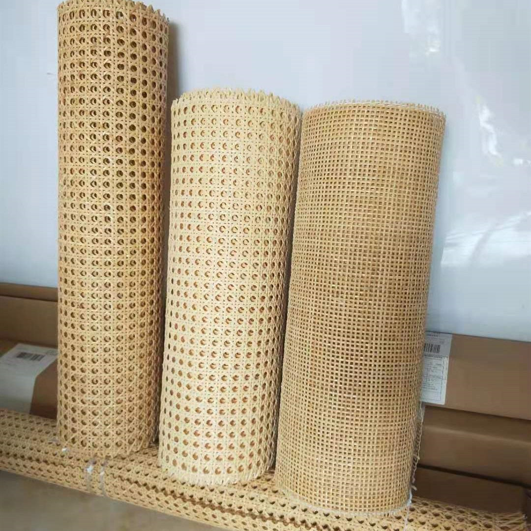 Natural Rattan Indonesian Checkered Cane Webbing