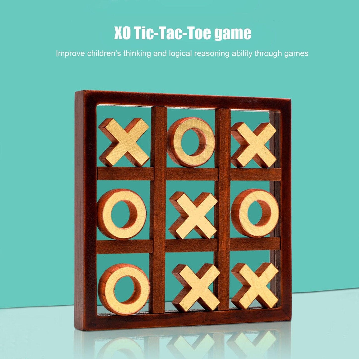 Wooden Tic-Tac-Toe Game - The Ultimate Sustainable and Educational Game - Earth Thanks - Wooden Tic-Tac-Toe Game - The Ultimate Sustainable and Educational Game - natural, vegan, eco-friendly, organic, sustainable, challenging, child, children, compact, educational, environmentally-friendly, fun, game, guilt-free, maple wood, mind, organic, play, problem-solving skills, puzzle, sustainable, sustainably-sourced, tic-tac-toe game, wood, wooden