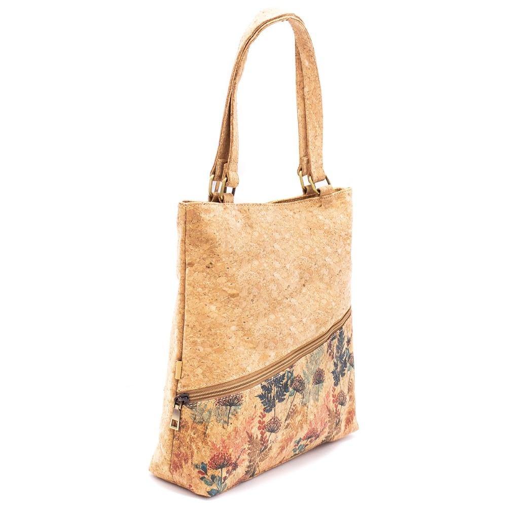 Natural Cork Tote Handbag - Earth Thanks - Natural Cork Tote Handbag - natural, vegan, eco-friendly, organic, sustainable, accessories, bag, city wear, compostable, container, cork, cotton, disposable, dispose, eco shoppers, fashion, handbag, non toxic, nylon, outdoor, plastic free, portable, purse, recyclable, recycle friendly, rucksack, shopper, shoulder bag, smart bag, soft, sterile, street wear, travel, travel bag, traveling bag, vegan friendly, vintage, wardrobe, woman, women, women care, wood, wooden