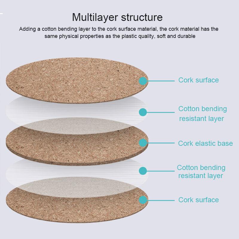 Large XXL Natural Cork Mouse Pad Office Anti-slip Waterproof Big PC Cushion Computer Mousepad Cover Desktop Keyboard Mat - Earth Thanks - Large XXL Natural Cork Mouse Pad Office Anti-slip Waterproof Big PC Cushion Computer Mousepad Cover Desktop Keyboard Mat - natural, vegan, eco-friendly, organic, sustainable, 