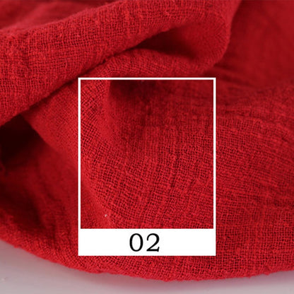 Soft Linen Cotton Fabric for Sewing and DIY Handmade Projects