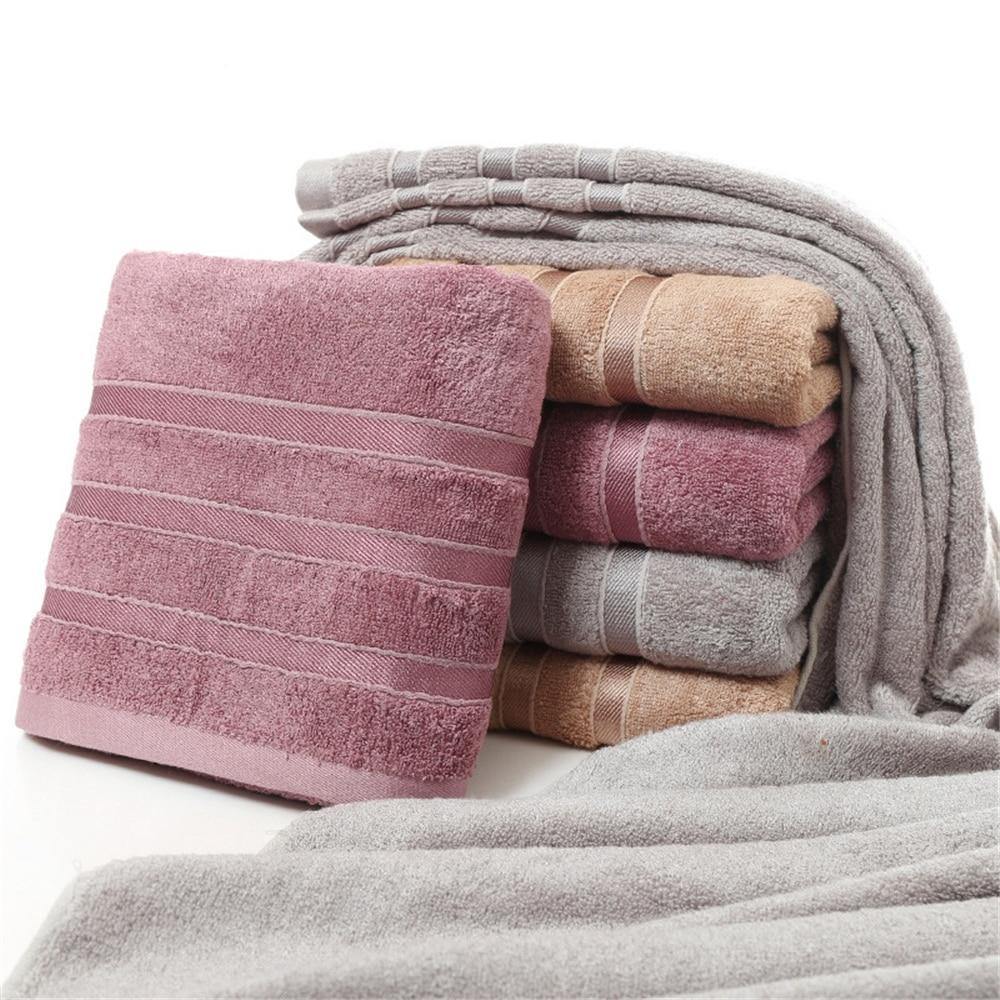 Bamboo Bathroom Towel Set - Earth Thanks - Bamboo Bathroom Towel Set - natural, vegan, eco-friendly, organic, sustainable, apartment, comfort, comfortable, contemporary, decor, design, domestic, elegance, furniture, home, house, indoor, indoors, inside, interior, lifestyle, living room, luxury, modern, relax, relaxation, rest, room, studio couch, style