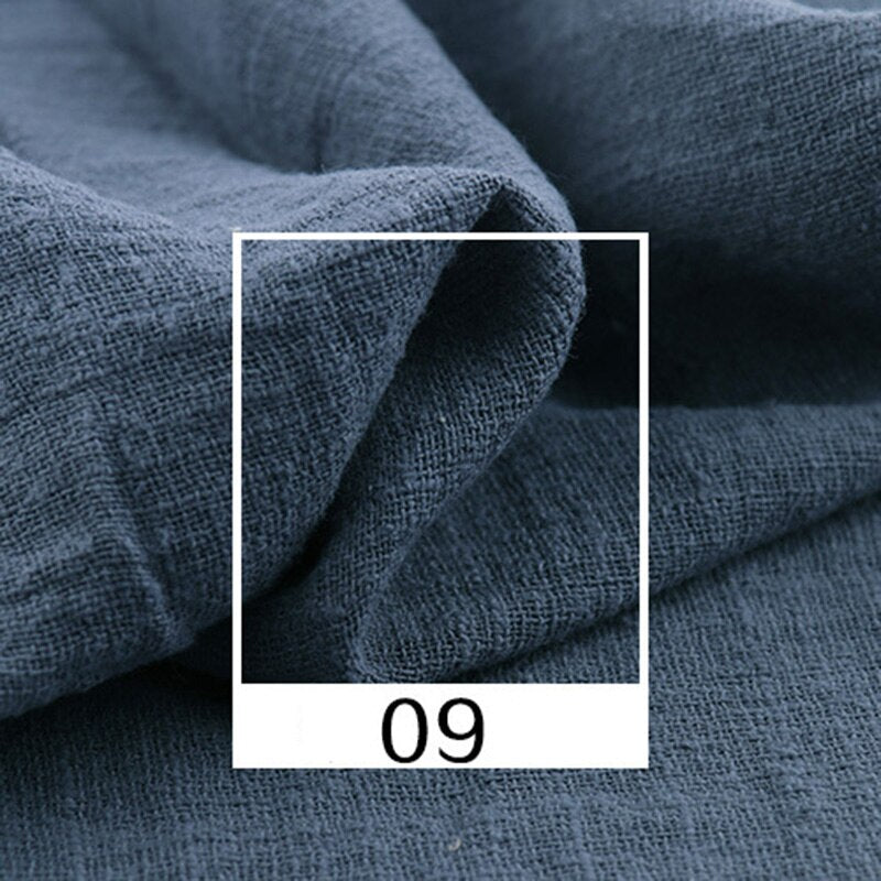 Soft Linen Cotton Fabric for Sewing and DIY Handmade Projects