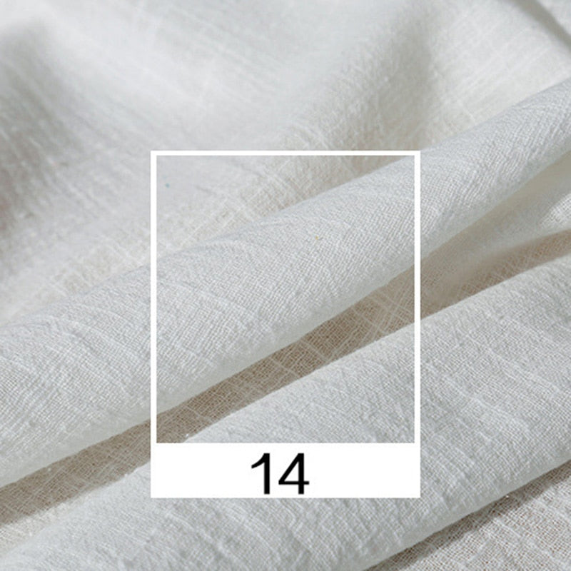 Soft Linen Cotton Fabric for Sewing and DIY Handmade Projects