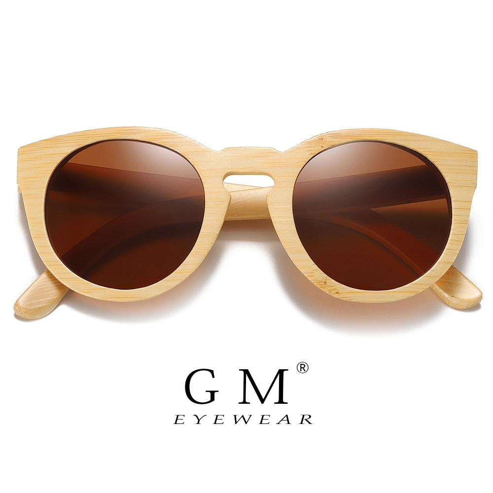 Eco-friendly Bamboo Wooden Polarized Sunglasses for Men and Women