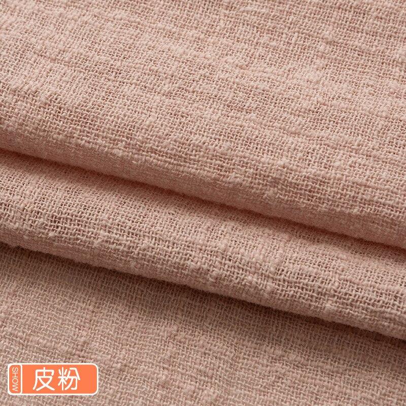 Organic Soft Linen and Cotton Fabric - Solid Color for Sewing - The Ultimate Sustainable Material