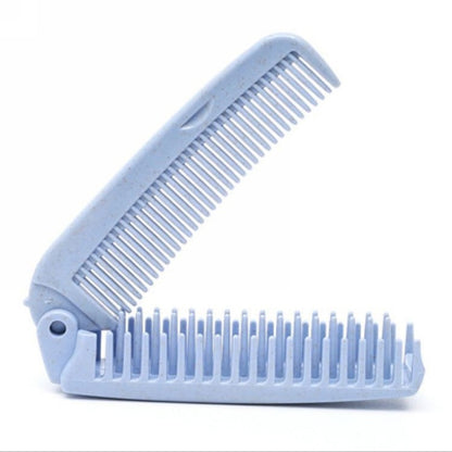 Portable Anti-Static Wheat Straw Hair Brush Comb - Travel Styling Tool