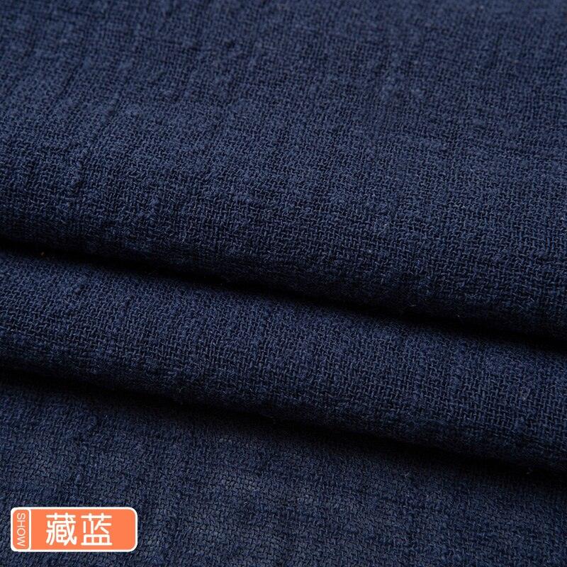 Organic Soft Linen and Cotton Fabric - Solid Color for Sewing - The Ultimate Sustainable Material