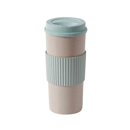 Wheat Straw Travel Coffee Mugs Cup With Lid - The Ultimate Sustainable and Durable Drinkware - Earth Thanks - Wheat Straw Travel Coffee Mugs Cup With Lid - The Ultimate Sustainable and Durable Drinkware - natural, vegan, eco-friendly, organic, sustainable, coffee, cup, durable, environmentally-friendly, guilt-free, high temperatures, leak-proof, lid, mugs, organic, strong, stylish, sustainable, sustainably-grown, travel, wheat straw