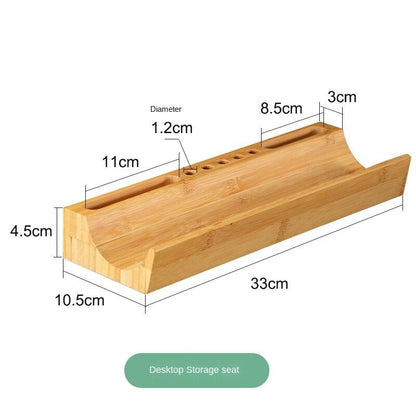 Computer Riser Display Desktop Drawer Storage Box Desk Shelf Notebook Monitor Stand - Earth Thanks - Computer Riser Display Desktop Drawer Storage Box Desk Shelf Notebook Monitor Stand - natural, vegan, eco-friendly, organic, sustainable, apple accessories, biodegradable, computer accessories, electronic, fashionable, laptop accessories, Mac accessories, MacBook accessories, natural, non-toxic, office, pc accessories, plastic-free, tech, technology, trendy, vegan