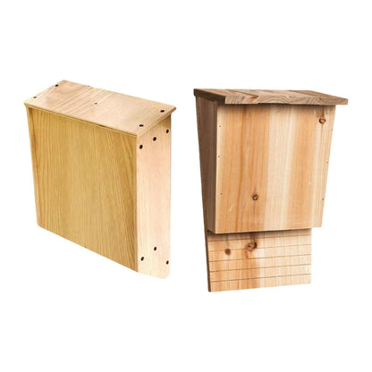 Large Weatherproof Wood Bat House Shelter - Easy to Install Outdoors - Earth Thanks - Large Weatherproof Wood Bat House Shelter - Easy to Install Outdoors - natural, vegan, eco-friendly, organic, sustainable, bat house, beneficial, biodegradable, box, conservation, cozy, durable, easy to install, garden, home, large, natural, nature, non-toxic, outdoor, plant, plant-based, plastic-free, roost, safe, seeds, shelter, vegan, weatherproof, wood, wooden