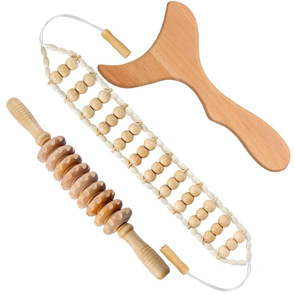 Wooden Gua Sha Massage Tool Exercise Roller Sport Injury Gym Body Leg Trigger Point Muscle Roller Sticks Massager Health Care - Earth Thanks - Wooden Gua Sha Massage Tool Exercise Roller Sport Injury Gym Body Leg Trigger Point Muscle Roller Sticks Massager Health Care - natural, vegan, eco-friendly, organic, sustainable, biodegradable, natural, non-toxic, plastic-free, wood, wooden