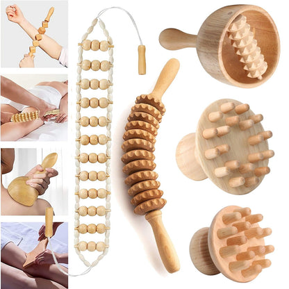 Wooden Gua Sha Massage Tool Exercise Roller Sport Injury Gym Body Leg Trigger Point Muscle Roller Sticks Massager Health Care - Earth Thanks - Wooden Gua Sha Massage Tool Exercise Roller Sport Injury Gym Body Leg Trigger Point Muscle Roller Sticks Massager Health Care - natural, vegan, eco-friendly, organic, sustainable, biodegradable, natural, non-toxic, plastic-free, wood, wooden