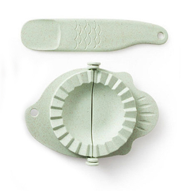 Eco-Friendly Wheat Straw Dumpling Maker Tool & Clips