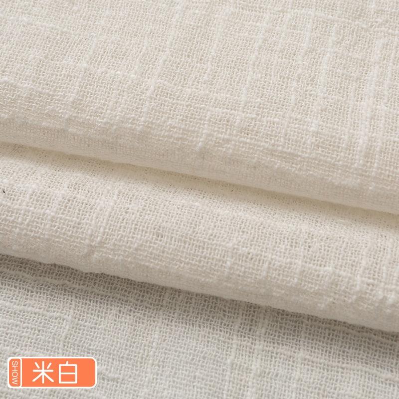 Organic Soft Linen and Cotton Fabric - Solid Color for Sewing - The Ultimate Sustainable Material