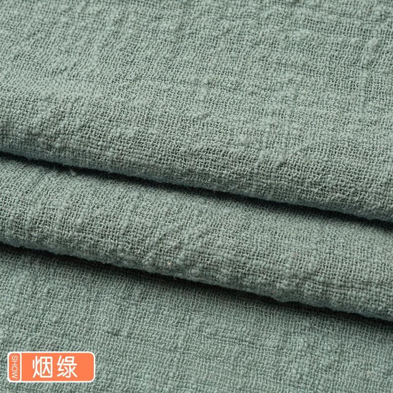 Organic Soft Linen and Cotton Fabric - Solid Color for Sewing - The Ultimate Sustainable Material