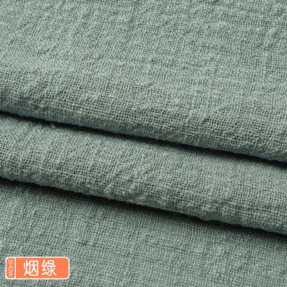 Organic Soft Linen and Cotton Fabric - Solid Color for Sewing - The Ultimate Sustainable Material