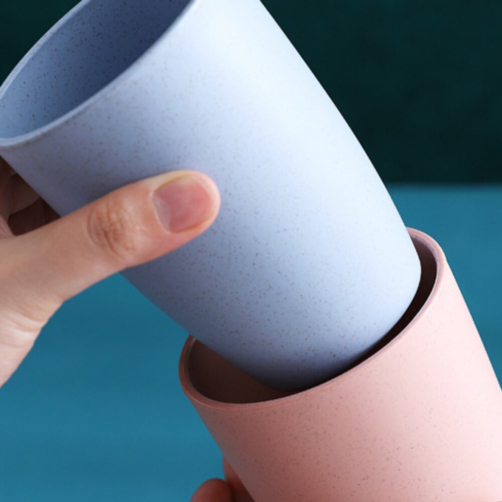 Eco-Friendly Wheat Straw Drinking Cups for Children and Adults