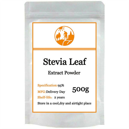 Natural Stevia Leaf Extract Powder - Natural Sweetener for Low-Calorie Baking & Cooking, 95% Pure