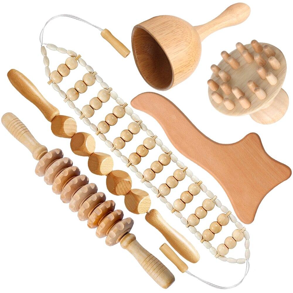 Wooden Gua Sha Massage Tool Exercise Roller Sport Injury Gym Body Leg Trigger Point Muscle Roller Sticks Massager Health Care - Earth Thanks - Wooden Gua Sha Massage Tool Exercise Roller Sport Injury Gym Body Leg Trigger Point Muscle Roller Sticks Massager Health Care - natural, vegan, eco-friendly, organic, sustainable, biodegradable, natural, non-toxic, plastic-free, wood, wooden