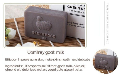 Natural Goat Milk Soap - Organic Facial Soap for Oil Control and Moisturization