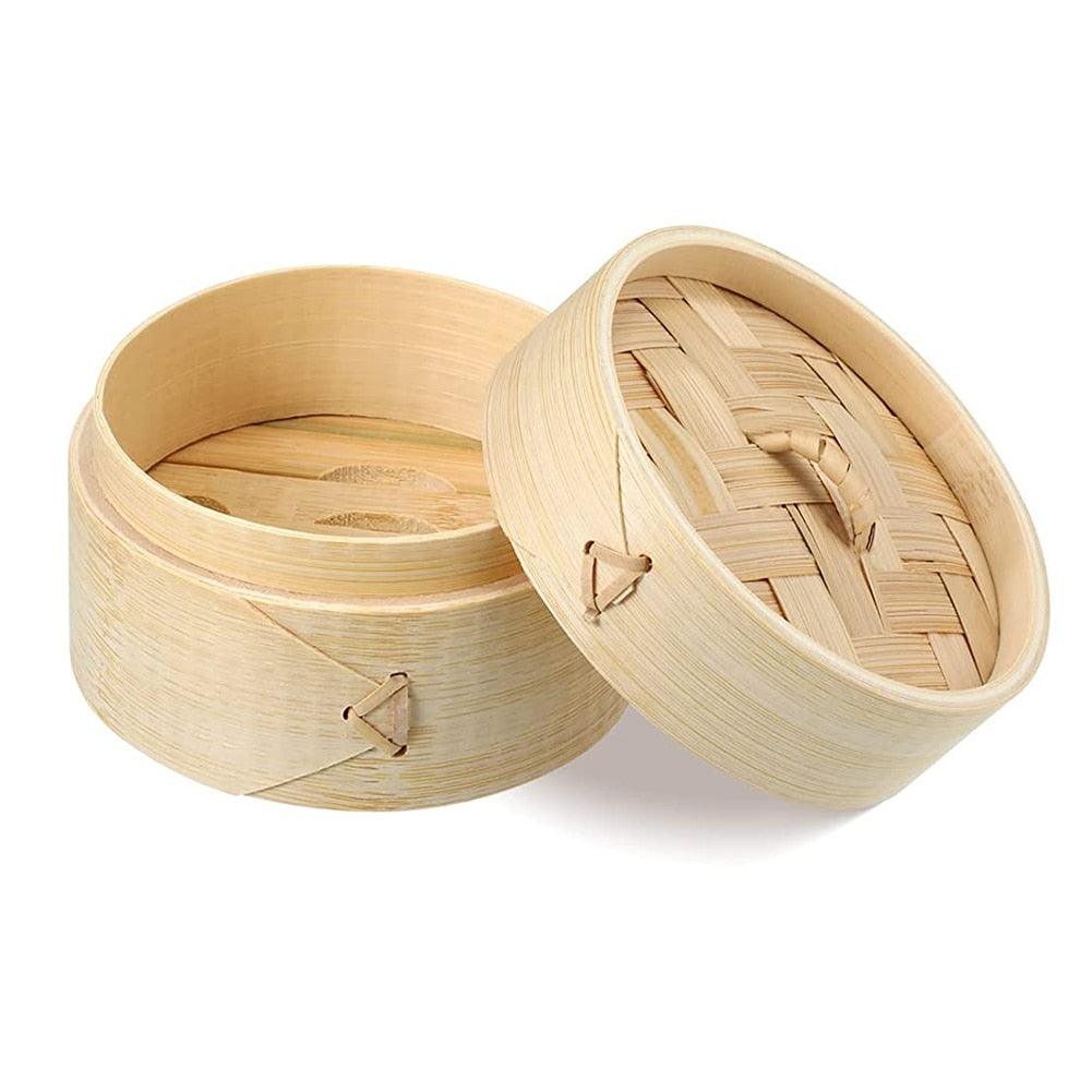 Handmade Bamboo Food Steamer or Soap Box - The Ultimate Sustainable and Durable Kitchen for Cooking Bao Buns or Bathroom Accessory