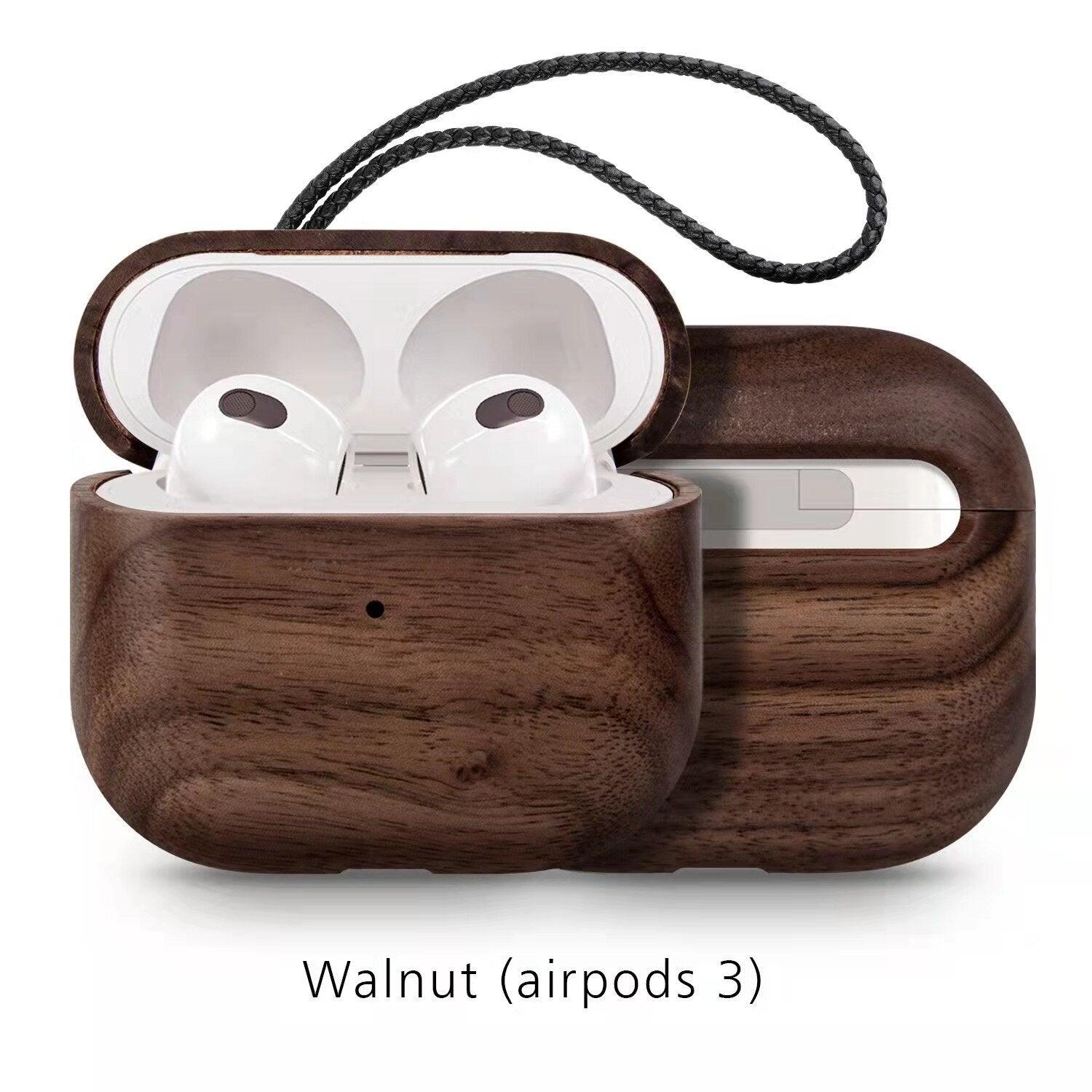 Wooden Airpods Case - Earth Thanks - Wooden Airpods Case - natural, vegan, eco-friendly, organic, sustainable, airpods, AirPods case, biodegradable, environmentally-friendly, organic, phone, phone accessories, slim design, sustainable, sustainably-sourced, wood, wooden