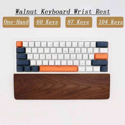 Wooden Keyboard Wrist Rest For Mechanical Keyboard - Earth Thanks - Wooden Keyboard Wrist Rest For Mechanical Keyboard - natural, vegan, eco-friendly, organic, sustainable, biodegradable, computer, computer accessories, computer holder, natural, non-toxic, office, office supplies, plastic-free, school & office, wood, wooden