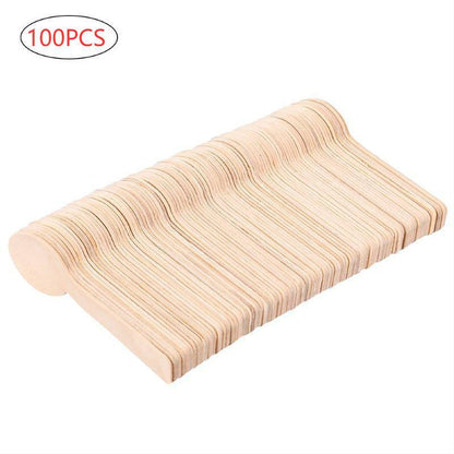 200/100 Pcs Disposable Tableware Wooden Spoon Cake Ice Cream Western Dessert Cheese Wooden Spoon Biodegradable Dinnerware Sets - Earth Thanks - 200/100 Pcs Disposable Tableware Wooden Spoon Cake Ice Cream Western Dessert Cheese Wooden Spoon Biodegradable Dinnerware Sets - natural, vegan, eco-friendly, organic, sustainable, biodegradable, natural, non-toxic, plastic-free, vegan, wood, wooden