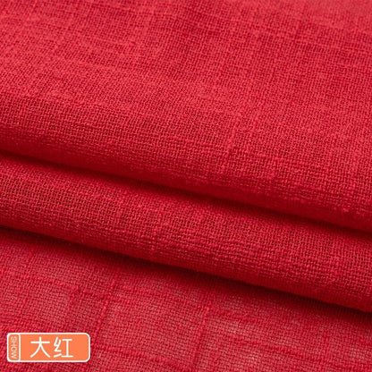 Organic Soft Linen and Cotton Fabric - Solid Color for Sewing - The Ultimate Sustainable Material