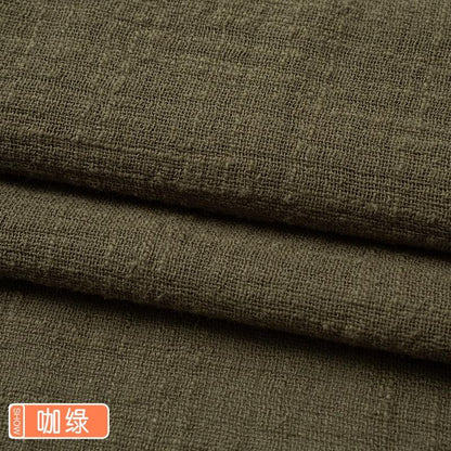 Organic Soft Linen and Cotton Fabric - Solid Color for Sewing - The Ultimate Sustainable Material