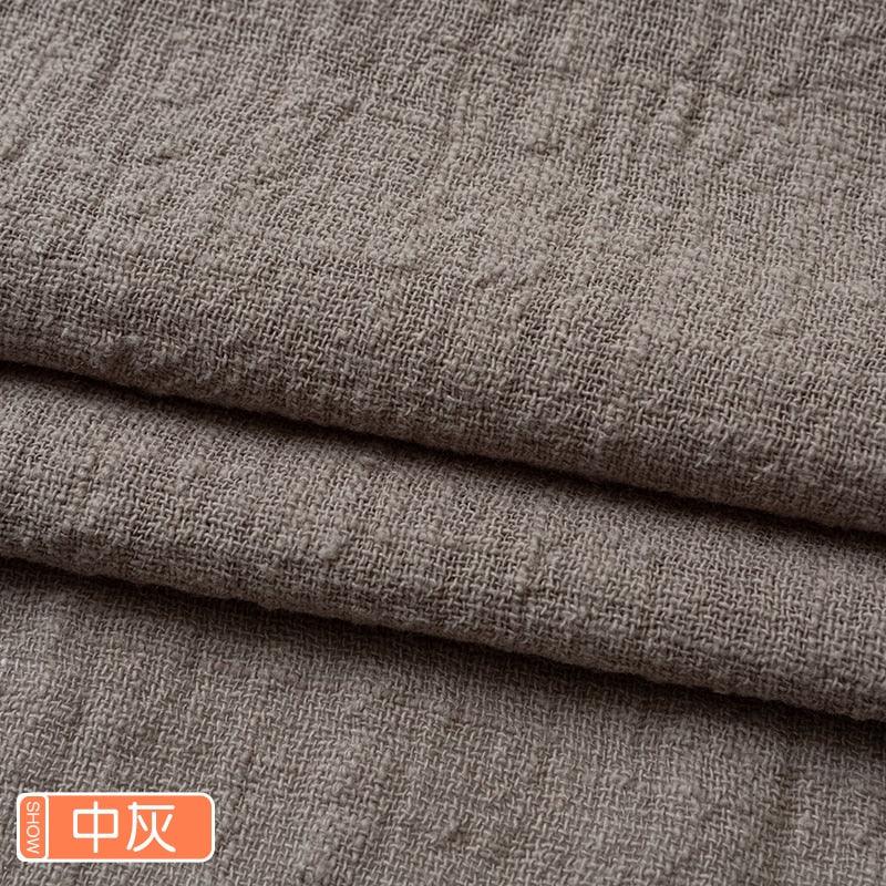 Organic Soft Linen and Cotton Fabric - Solid Color for Sewing - The Ultimate Sustainable Material