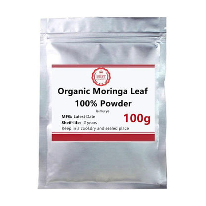 Organic Moringa Leaf Powder - Earth Thanks - Organic Moringa Leaf Powder - natural, vegan, eco-friendly, organic, sustainable, amino acids, diy, do it yourself, energy, food, health, immune health, ingredient, ingredients, leaf powder, minerals, moringa, natural, organic, pure, remedies, superfood, sustainable, vitamins