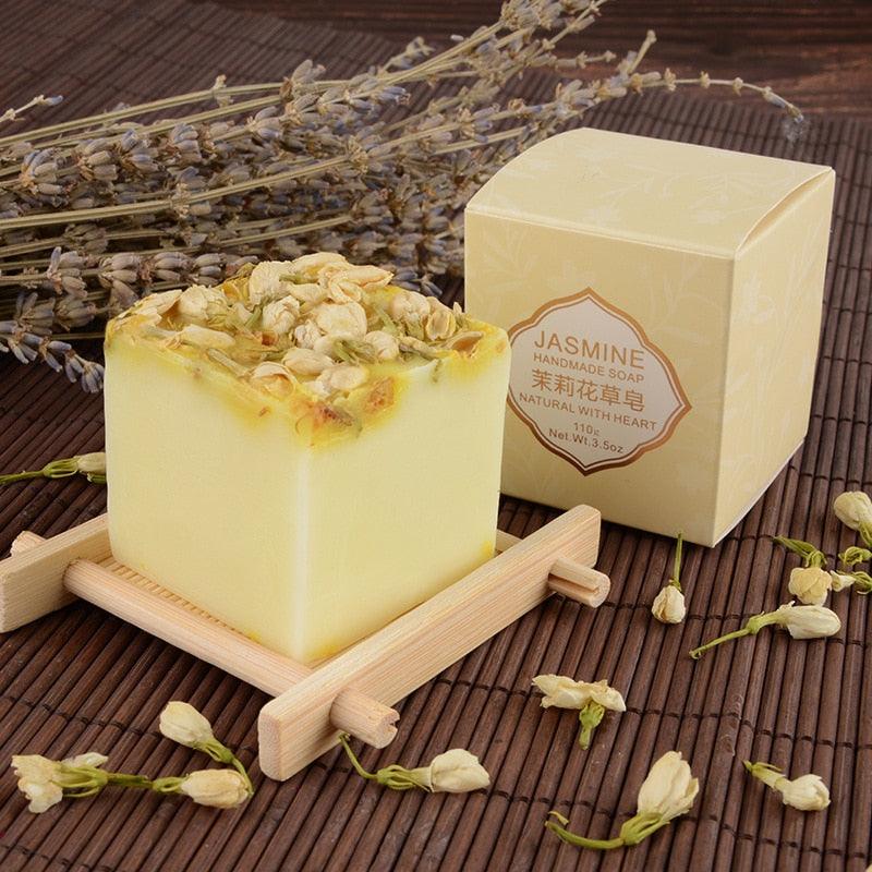 Dry Flower Essential Oil Soap - Nourishing Skin Care Cleansing for Face and Hands