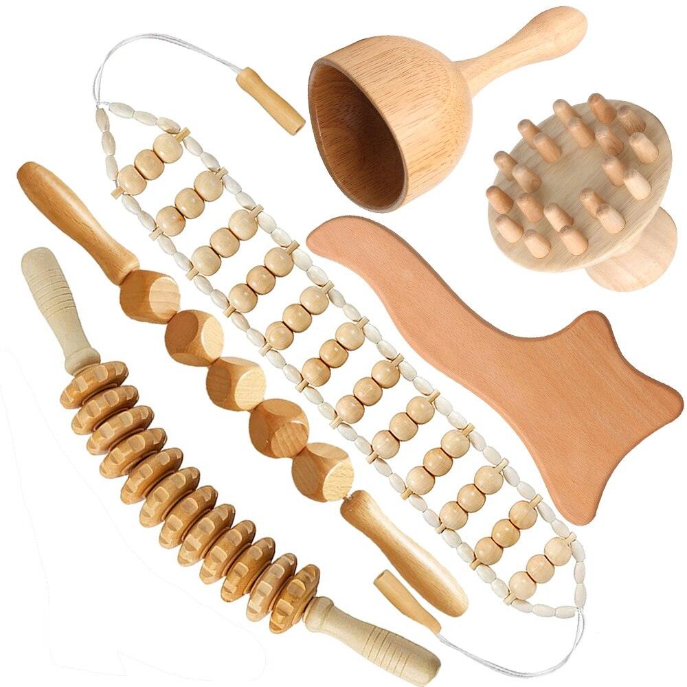 Wooden Gua Sha Massage Tool Exercise Roller Sport Injury Gym Body Leg Trigger Point Muscle Roller Sticks Massager Health Care - Earth Thanks - Wooden Gua Sha Massage Tool Exercise Roller Sport Injury Gym Body Leg Trigger Point Muscle Roller Sticks Massager Health Care - natural, vegan, eco-friendly, organic, sustainable, biodegradable, natural, non-toxic, plastic-free, wood, wooden