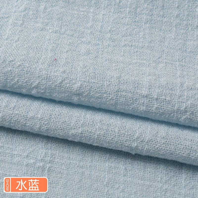 Organic Soft Linen and Cotton Fabric - Solid Color for Sewing - The Ultimate Sustainable Material