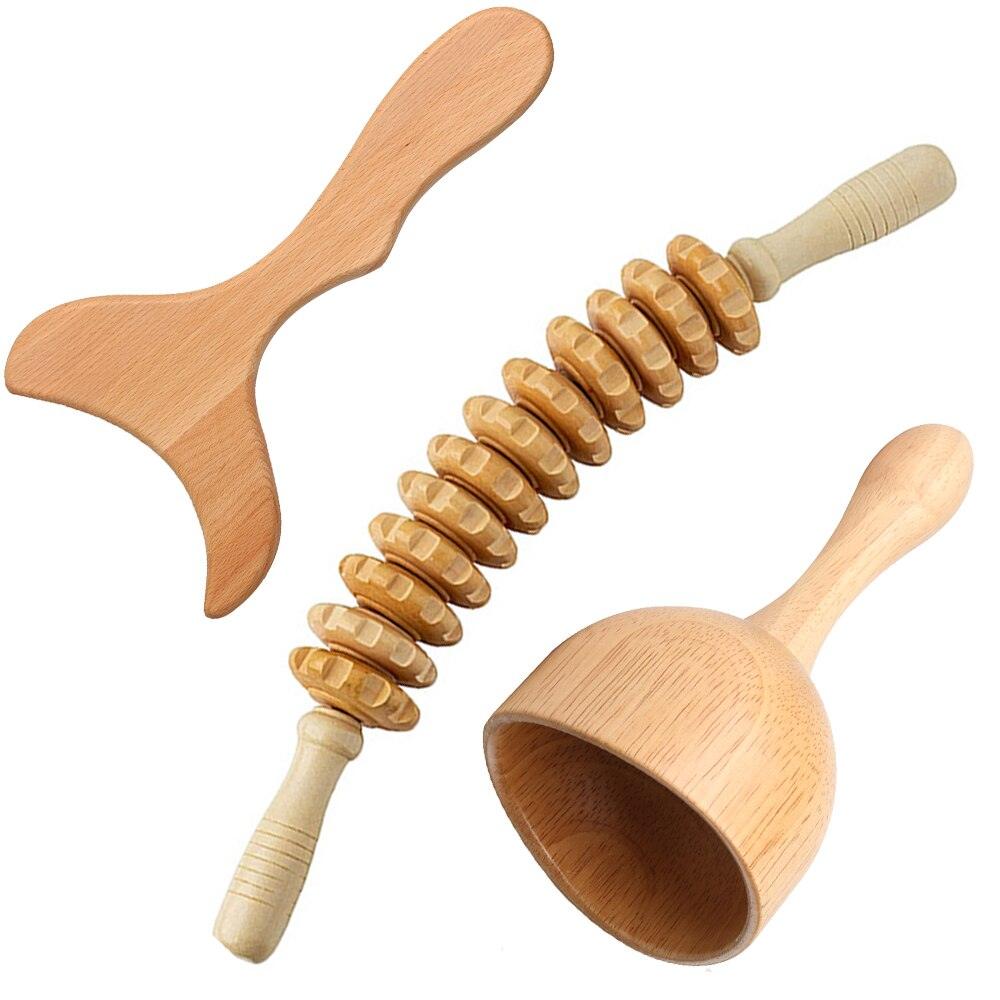 Wooden Gua Sha Massage Tool Exercise Roller Sport Injury Gym Body Leg Trigger Point Muscle Roller Sticks Massager Health Care - Earth Thanks - Wooden Gua Sha Massage Tool Exercise Roller Sport Injury Gym Body Leg Trigger Point Muscle Roller Sticks Massager Health Care - natural, vegan, eco-friendly, organic, sustainable, biodegradable, natural, non-toxic, plastic-free, wood, wooden